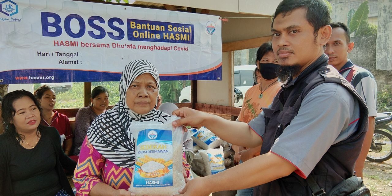 Hasmi Depok Kembali Menyalurkan Bantuan Sosial